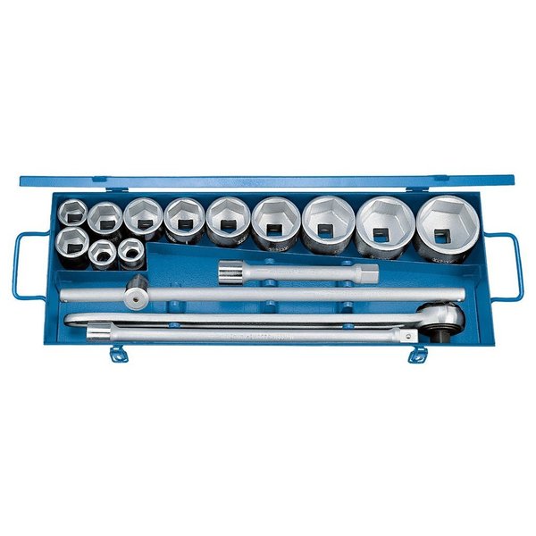 Gedore 3/4" Drive Socket Set, Metric, 16 pcs 32 FMU-2